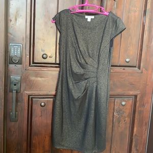 New Boston proper black and gold dress size Xs holiday office